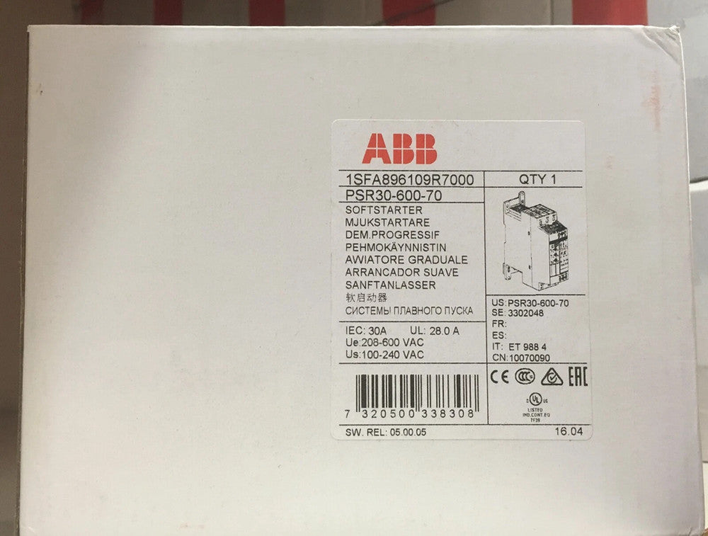 NEW ABB PSR30-600-70 PSR3060070 Soft Starter