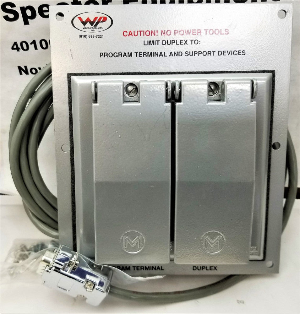External Programming Port POWER TERMINAL DUPLEX RECEPTACLE 115V 9-PIN D-SUB[C9S2