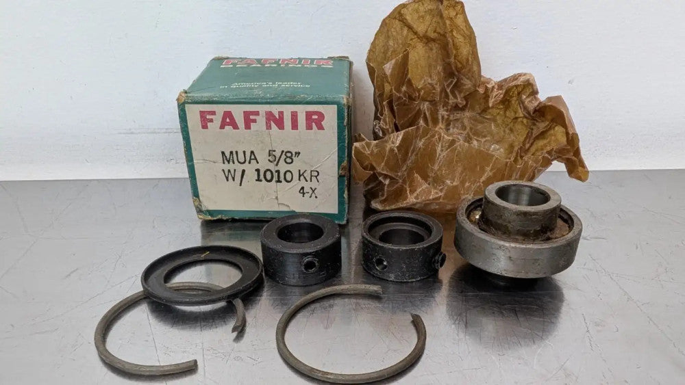 Fafnir MUA 5/8" W/ 1010KR Ball Insert Bearing 5/8" ID 1.5625" OD