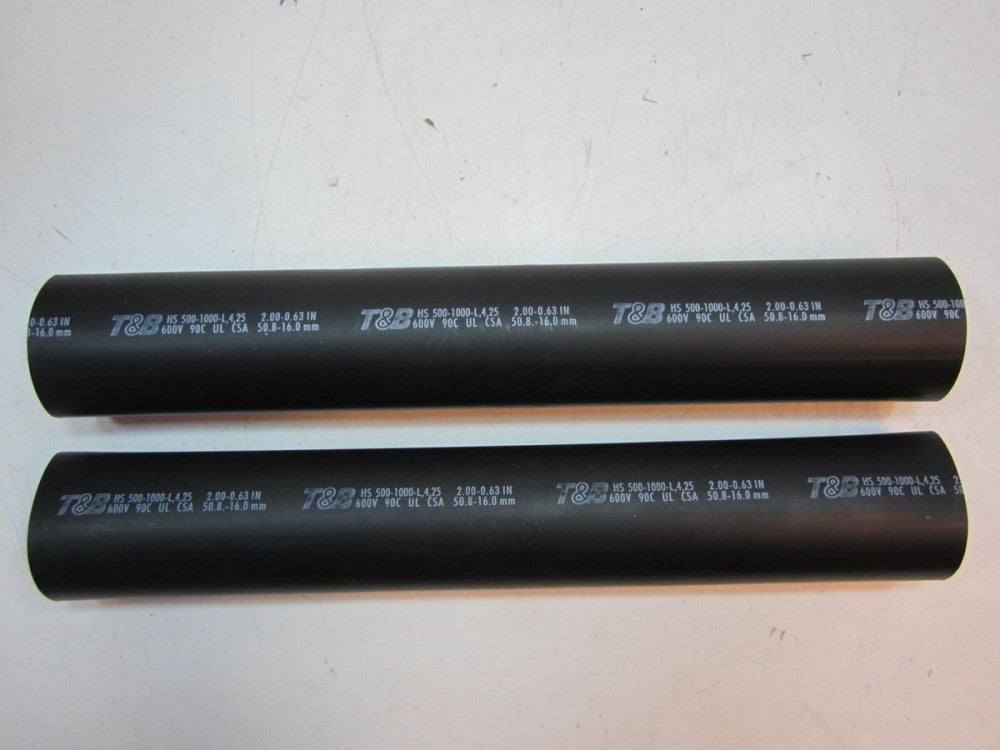 THOMAS & BETTS HS500-1000L Heavy Wall Insulating 15" Heat Shrink Tubes - Qty 2