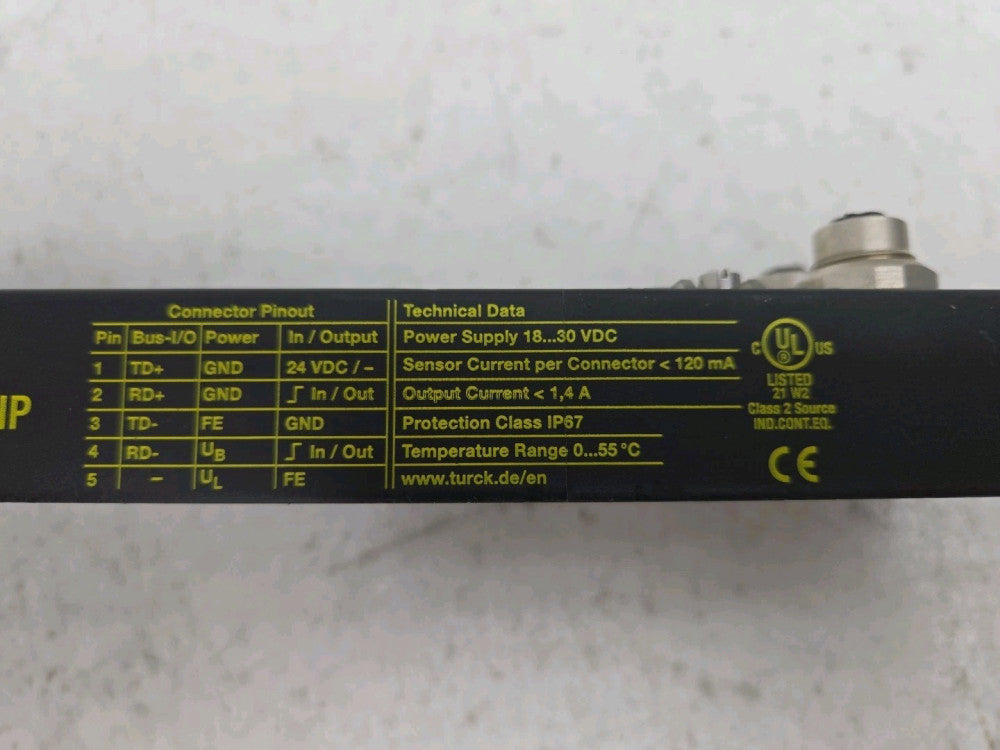 Turck FXEN-XSG16-0001-IP Compact Fieldbus I/O Module Hub for EtherNet/IP