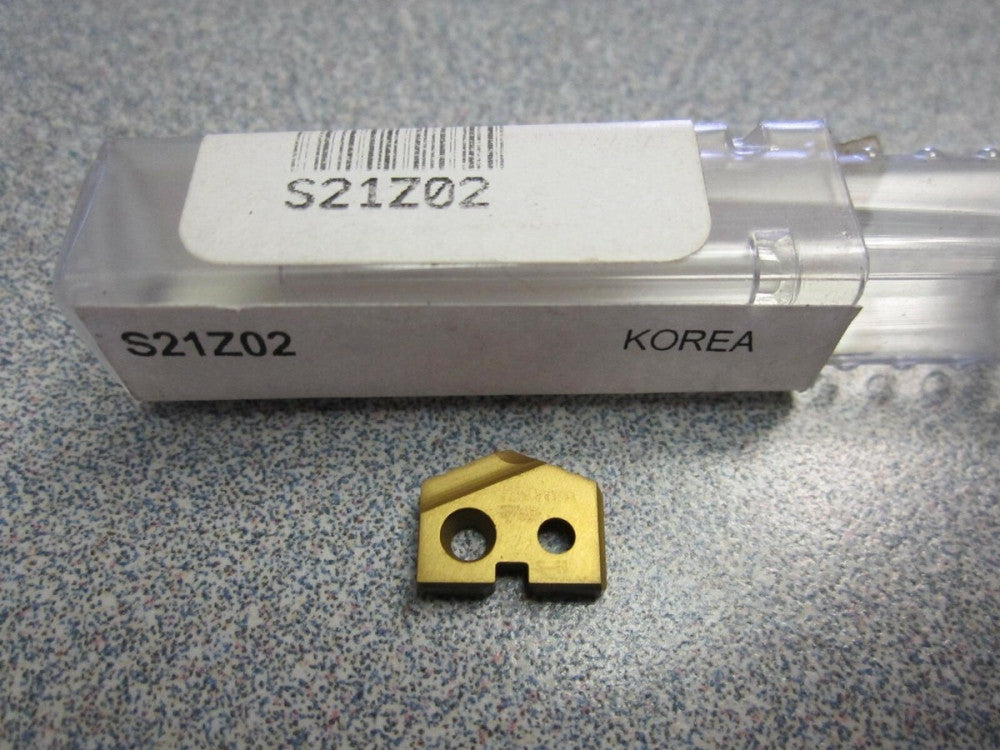 S21Z02 C2 TiN Carbide Spade Drill Insert 11.5mm x 2.4mm Pack Of 1
