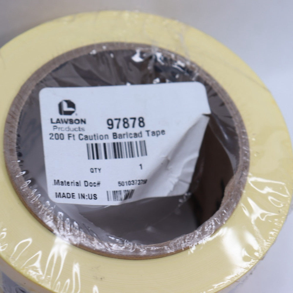 Lawson Caution Barricade Tape 4mil 3" x 200' 97878