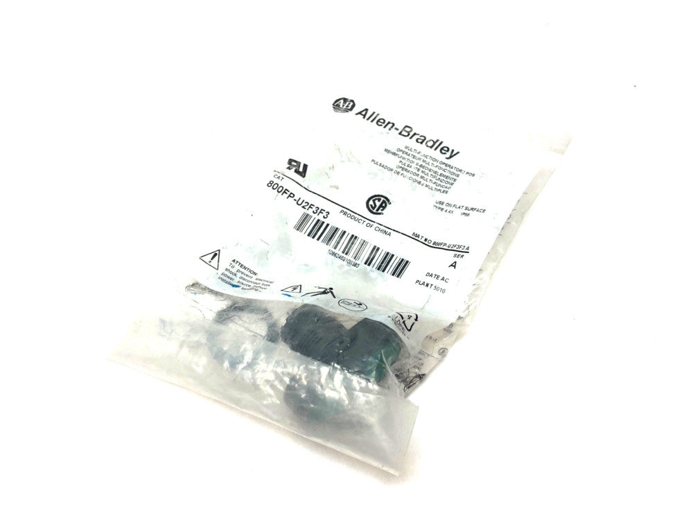Allen Bradley 800FP-U2F3F3 Ser. A Multi-Function Operator Pushbutton 2-Pos Green