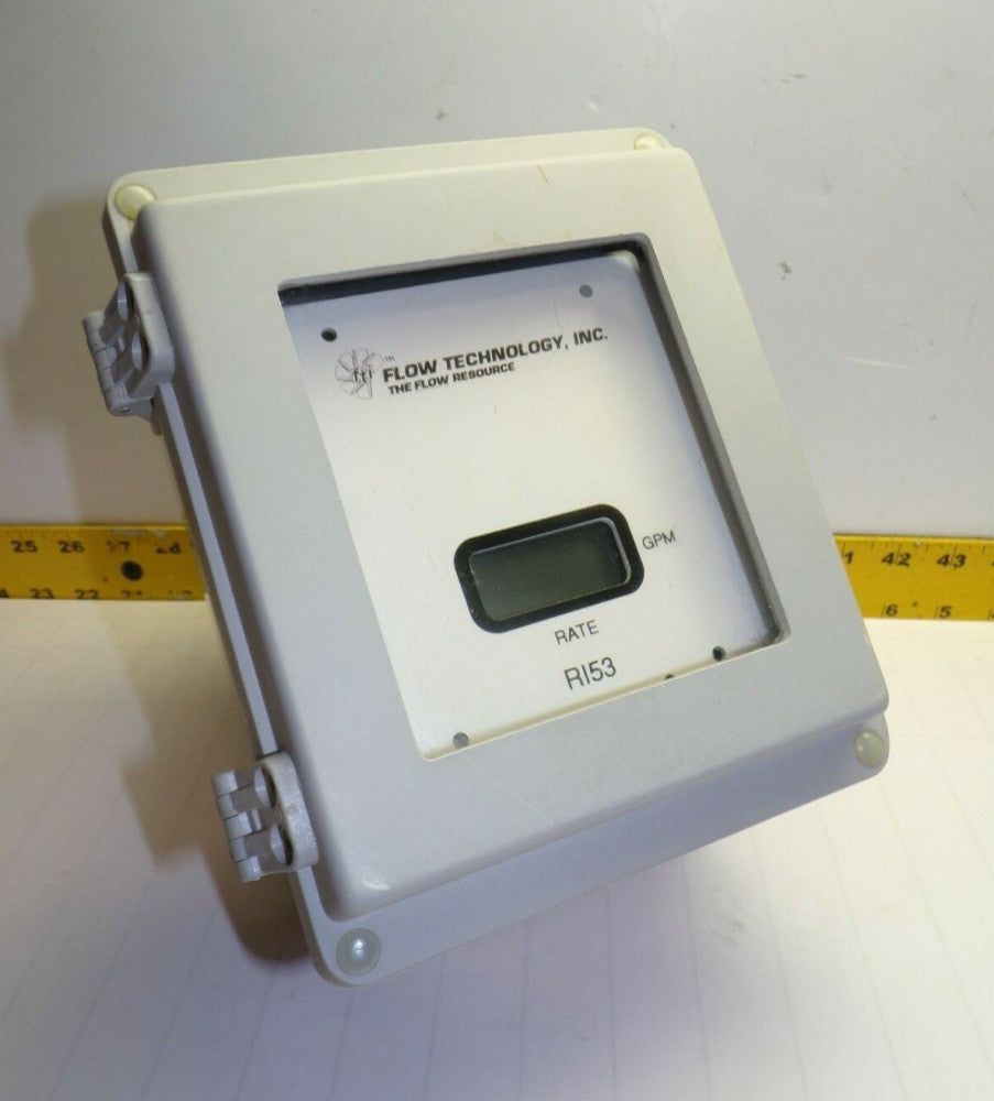 EG&G FLOW TECHNOLOGY FLOW METER CONVERTER CONTROLLER 115 VAC  RI53-1-A-0000-6
