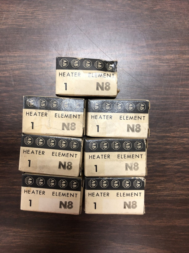 ALLEN BRADLEY N8 OVERLOAD RELAY HEATER ELEMENT Lot Of 7