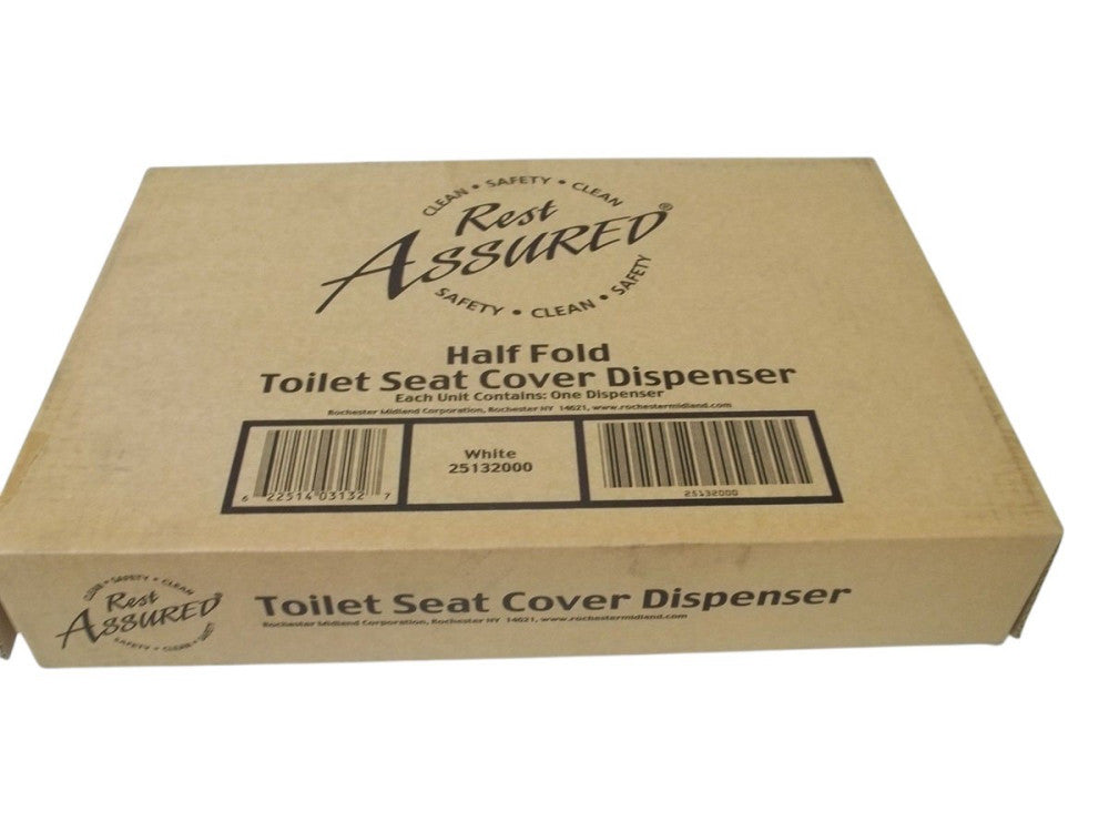 ROCHESTER 25132000 HALF FOLD TOILET SEAT COVER DISPENSER(WHITE) NSMP