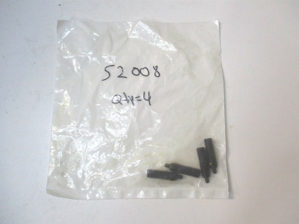 TE-CO (52008) 1" x 3/16" x 1" 5/16-18 Steel Threaded Spring Plunger - Pack of 4