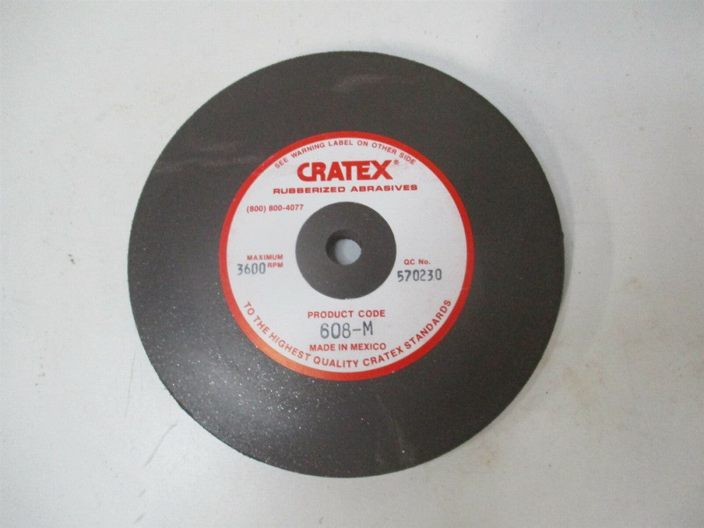 Cratex (608 M) 1/2 x 1/2 x 6 Silicon Carbide Medium Grade Surface Grinding Wheel