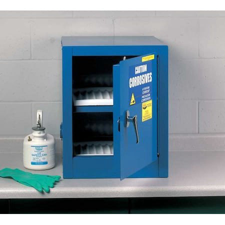 Eagle Mfg Cra1903x Hazardous Material Storage Cabinet, 4 Gal, 1 Shelves, Steel,