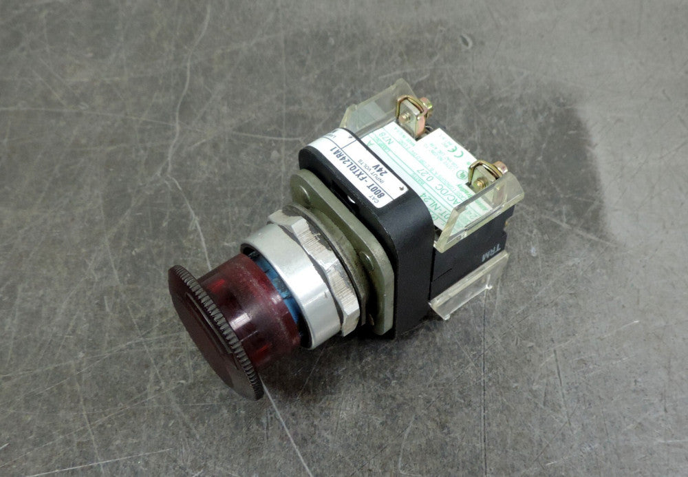 Allen Bradley Red Push Pull Button  800T-FXTQL24RA1  Series T   Type 4,,13