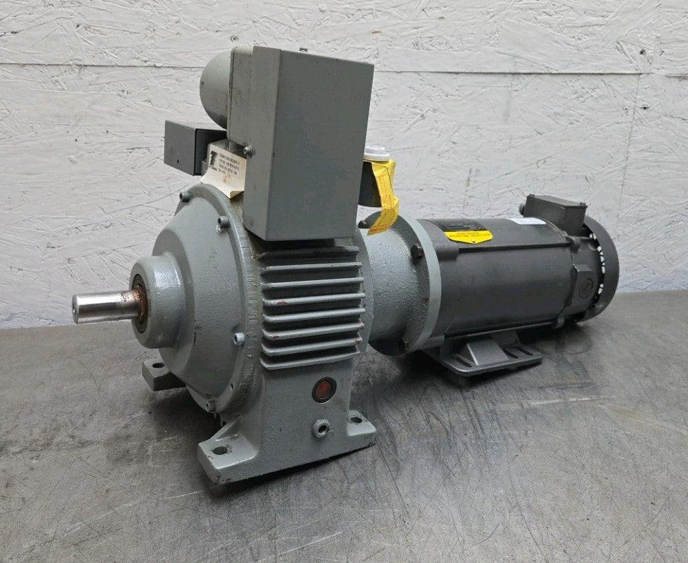 Tsubaki DK015AFN-E Variable Speed Driver w/ Baldor CDP3455 1Hp Dc Motor 180V