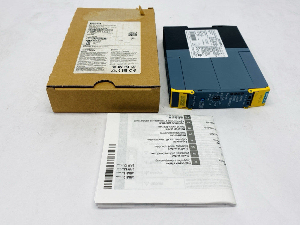Siemens 3RM1101-1AA04 Fail Safe Direct Starter 0.1-0.5A 500V 24VDC 0-0.12kW