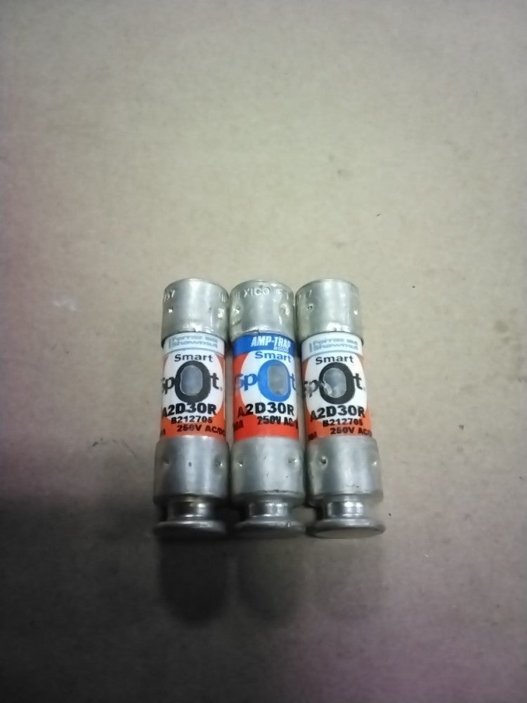 FERRAZ SHAWMUT A2D30R SMART-SPOT FUSE, LOT OF 3