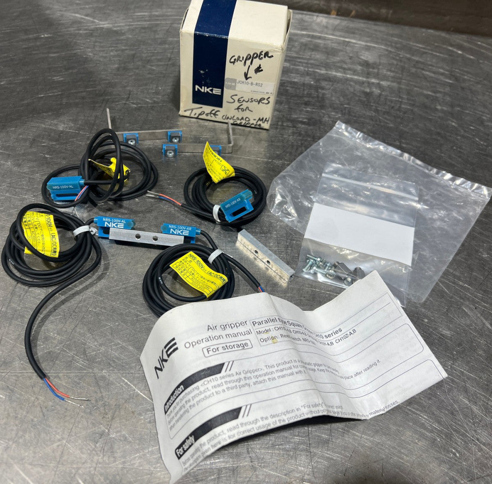 Box Of 4 Nos Surplus NKE NRS-100V-AR & NRS-100V-AL Proximity Sensors. 2 Of Each