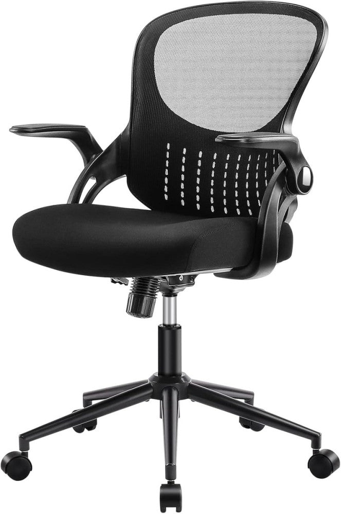 Office Computer Gaming Desk Chair, Ergonomic Mid-Back Mesh Rolling Work Swivel C