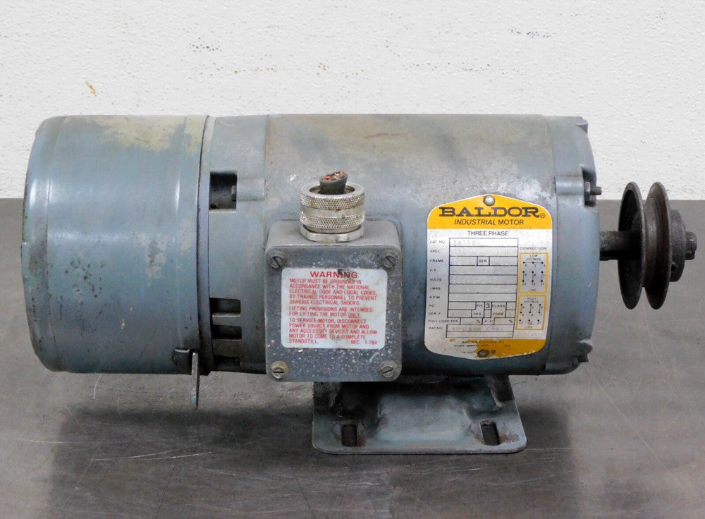 Baldor BM3569 AC Brake Motor 3PH 1725RPM .33HP 60Hz 56 Frame 0.625" DIA 230/460