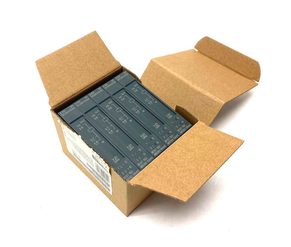 Siemens 6ES7 132-4BD02-0AA0 SIMATIC ET 200S Digital Output Module BOX OF 5