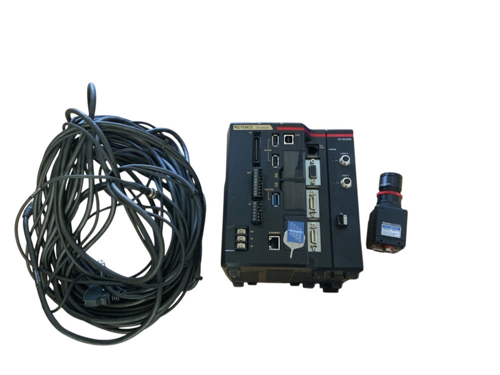 KEYENCE CV-X422F VISION SYSTEM CONTROLLER. CA-HX200M.