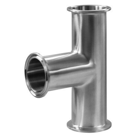 STEEL & OBRIEN 7MP-2-304 2" Tri-Clamp End Equal Tee - 304SS