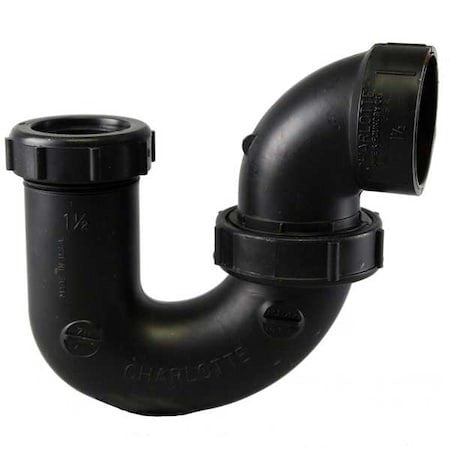 Zoro Select 02220 P-Trap,1-1/2 In Hub X Slip