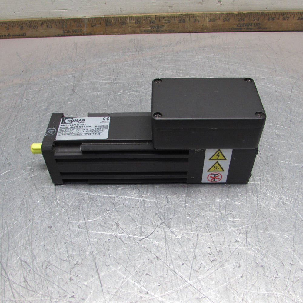 Homag 4-075-01-1057 / A4.SM.002-YADH ,Servo Motor, 6k RPM, N/NIB! MAKE OFFER!