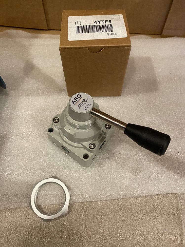 Aro M113lr Manual Air Control Valve,4-Way,3/8In Npt