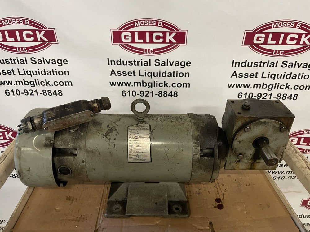 Hub City 214 Gear Drive/Speed Reducer 5:1 2HP 1750RPM 180V DC