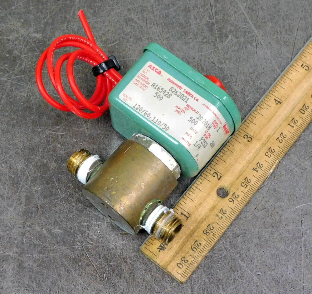 ASCO Red-Hat 8262D21 Solenoid Valve 120 V ac / 60 Hz 500 PSI 9 W 1/4 in. NPT