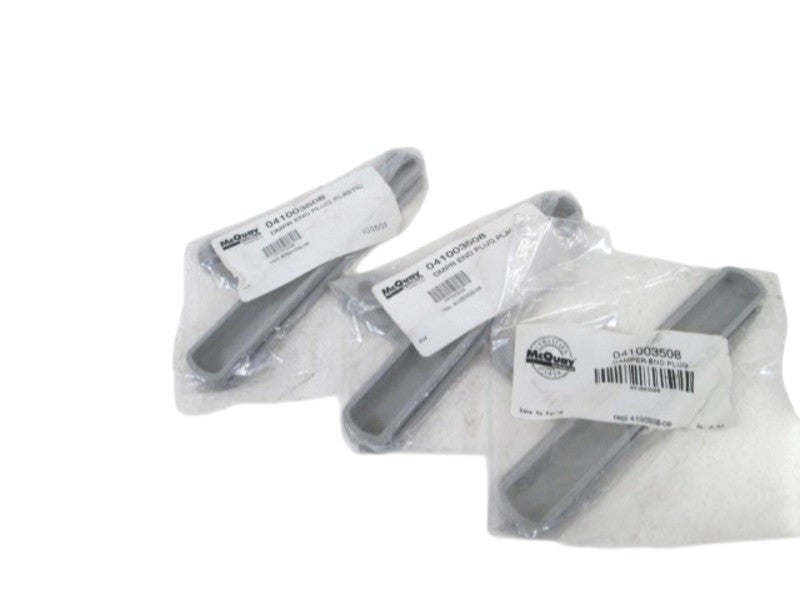 LOT OF 3 MCQUAY DMPR END PLUG 041003508 NSNP IN BAG