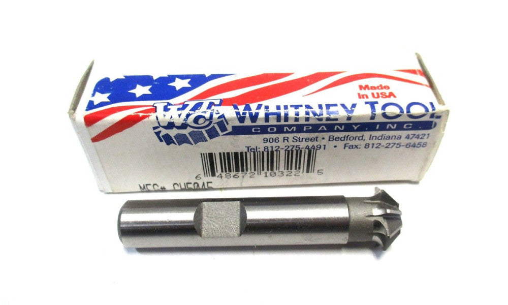 Whitney (SAC500-45) 1/2" x 1/8" x 2-1/8" 45° 8-Tooth RH HSS Single Angle Cutter