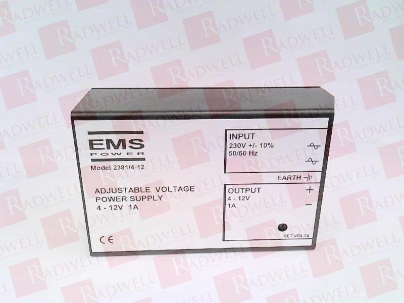 EMS INC 2381/4-12 / 2381412 (NEW IN BOX)