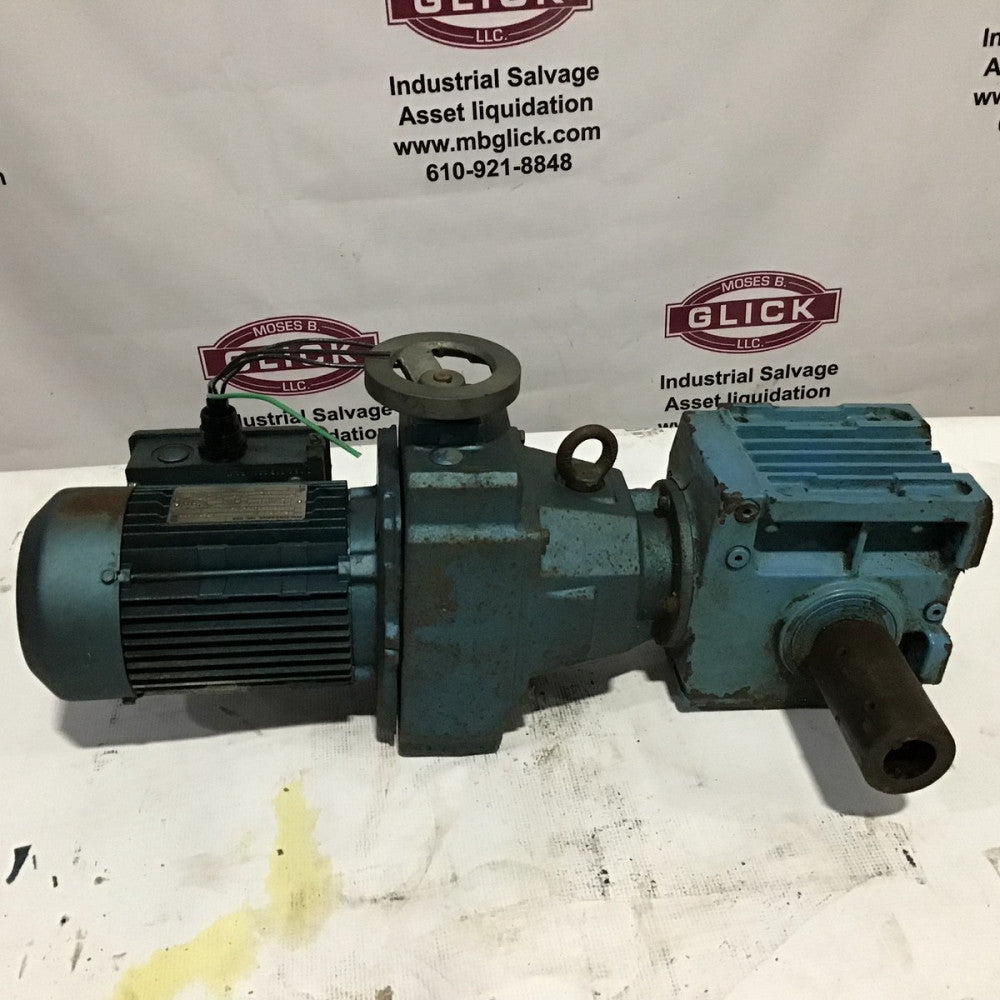 Sew-Eurodrive S50DT80K4 Gear Reducer Ratio: 102:1 1500 lb-in