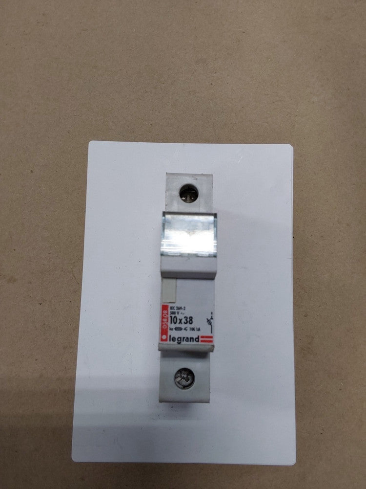 Legrand 05818 Fuse Carrier 500V 1P Plus N DIN Rail 10x38 mm Fuse Holder IEC269-2