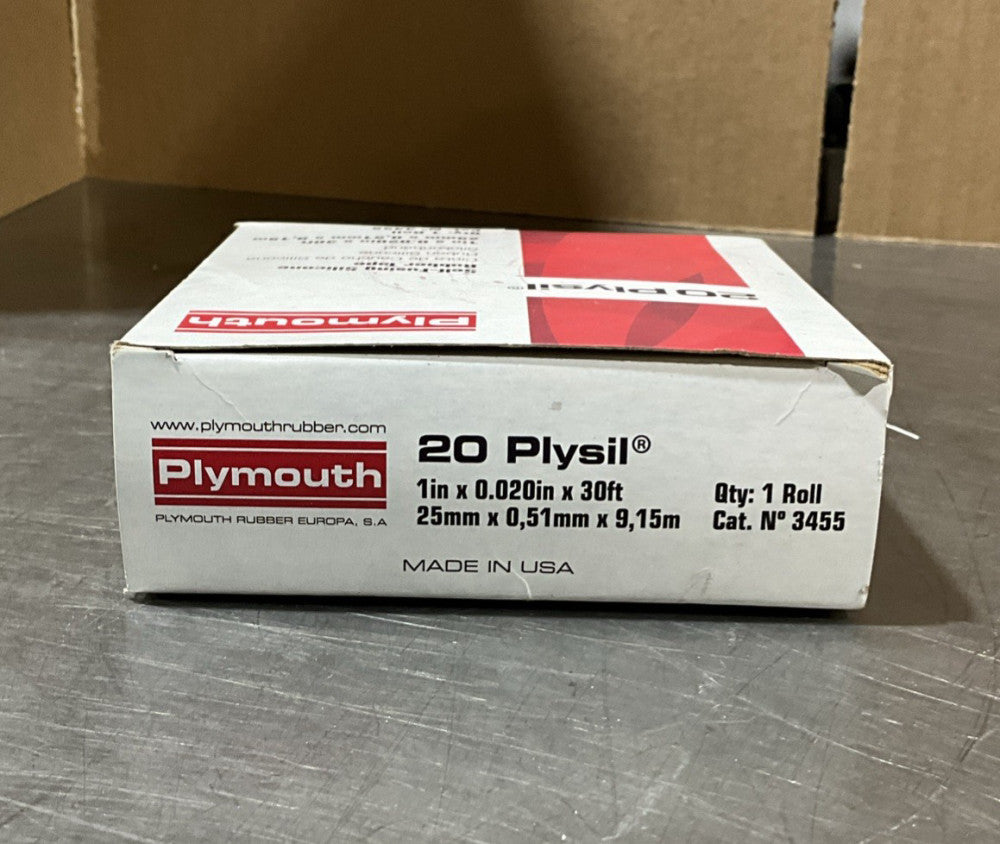 Plymouth 20 Plysil Self-Fusing Silicone Rubber Tape 3455