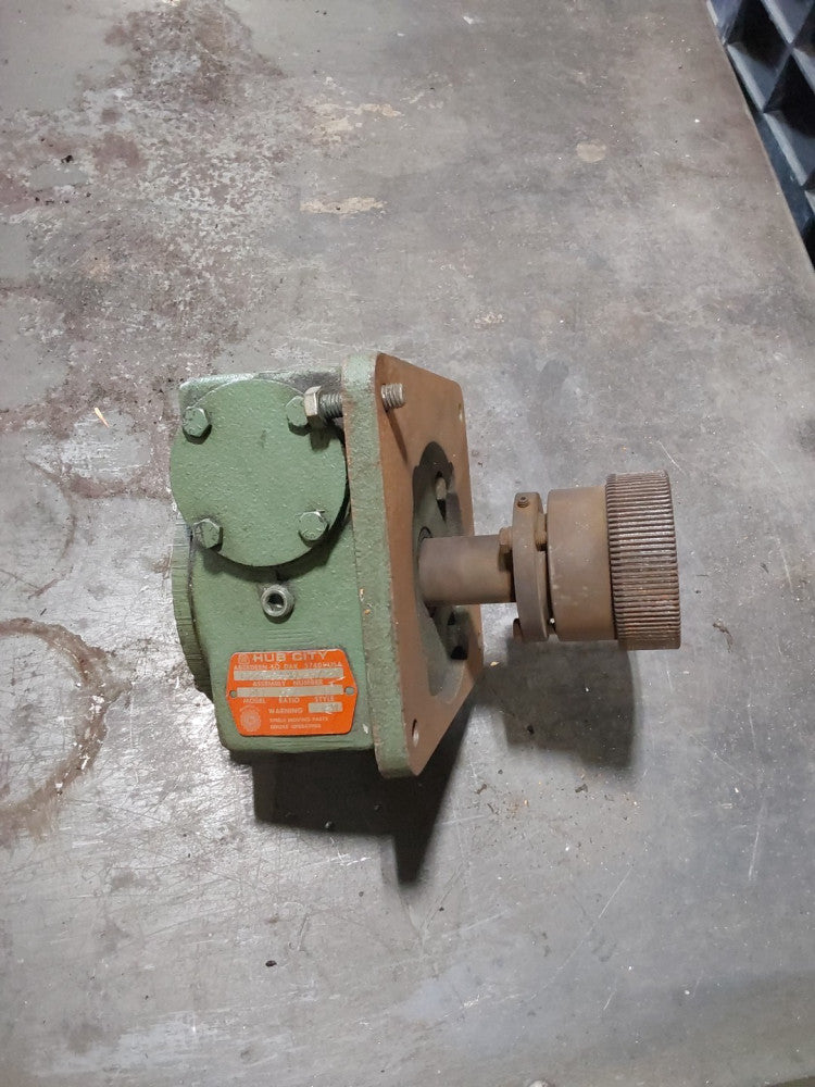 HUB CITY 0221-04365-572 Right Angle Gearbox, 50:1 Ratio 