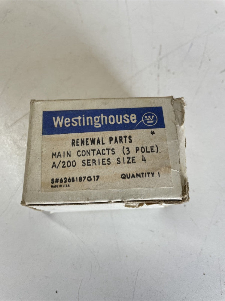 WESTINGHOUSE Renewal Parts, A200 SIZE 4  CONTACT KIT