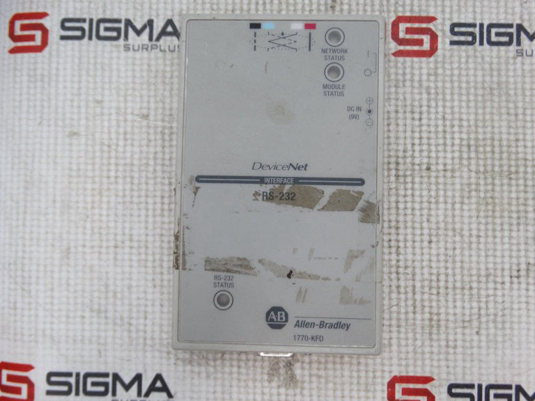 ALLEN BRADLEY 1770-KFD SERIES A PLC MODULE