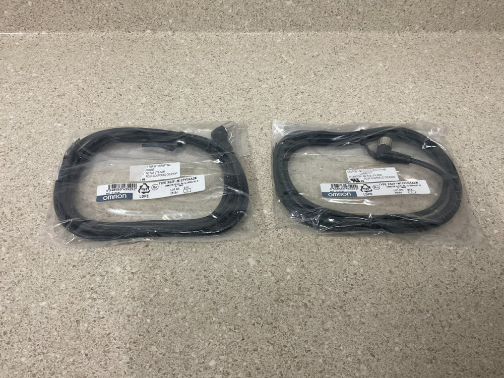 Omron XS2F-M12PVC4A2M NEW (Lot of 2)
