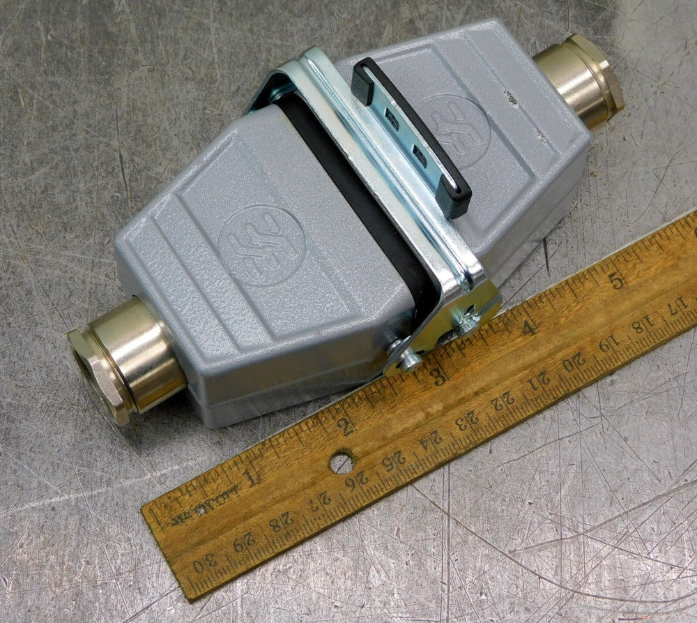 Weidmuller HDC-HE-6SS & HDC-HE-6BS 6 Pin Heavy Duty Connector Male/Female Unit