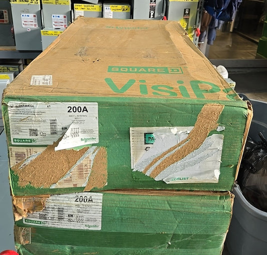 1- NEW OLD STOCK Square D VH364NAWKGL   200 A  Fusible Safety Switch