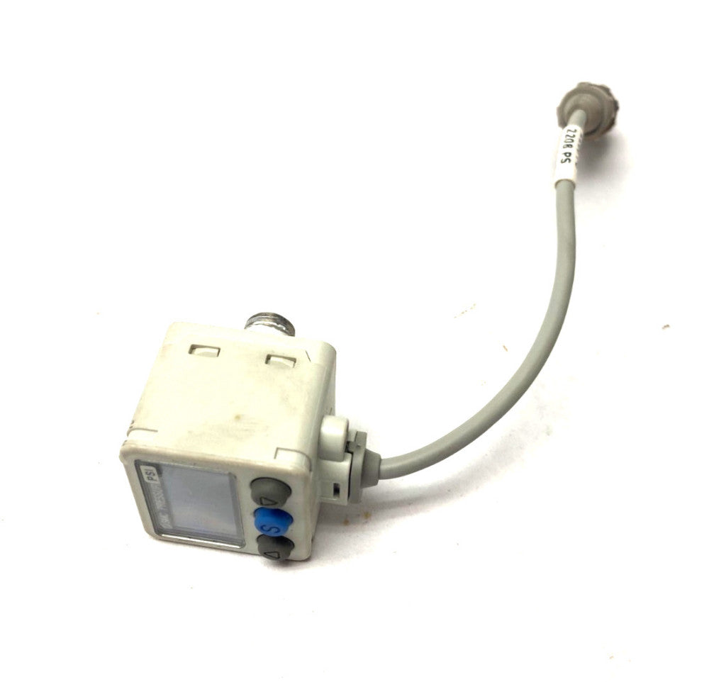 SMC ISE40A-N01-Y-P-X531 Digital Pressure Switch, 145psi, PNP 80mA Out, 12-24VDC