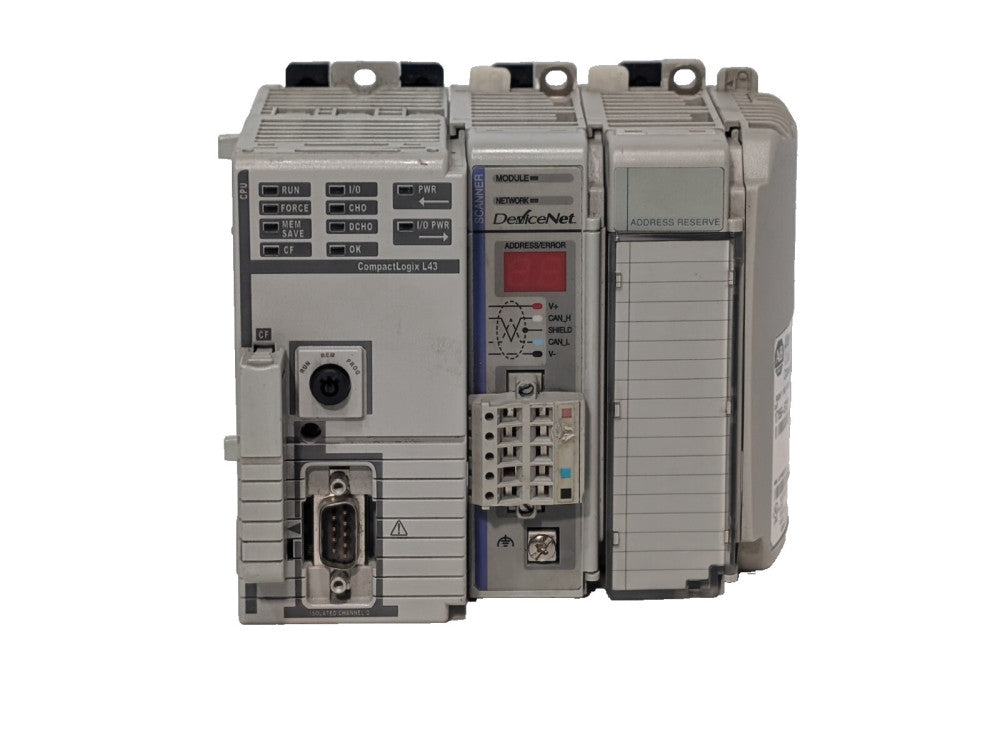 Allen Bradley 1769-ECR I/O, Compact Logix L43 Controller, DeviceNet Scanner Assy
