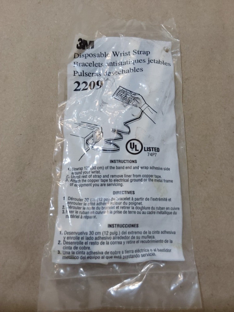 3M 2209 / 2209 (BRAND NEW) Wrist Strap