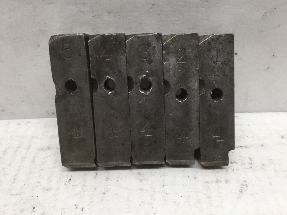 TRADEMARK VANADIUM Pipe Threading Dies 4” 1, 2, 3, 4, & 5