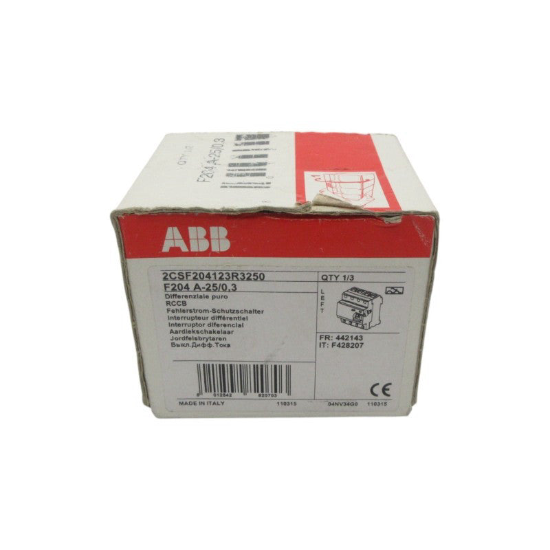 ABB F204A-25/0.3 2CSF204123R3250 NSFS