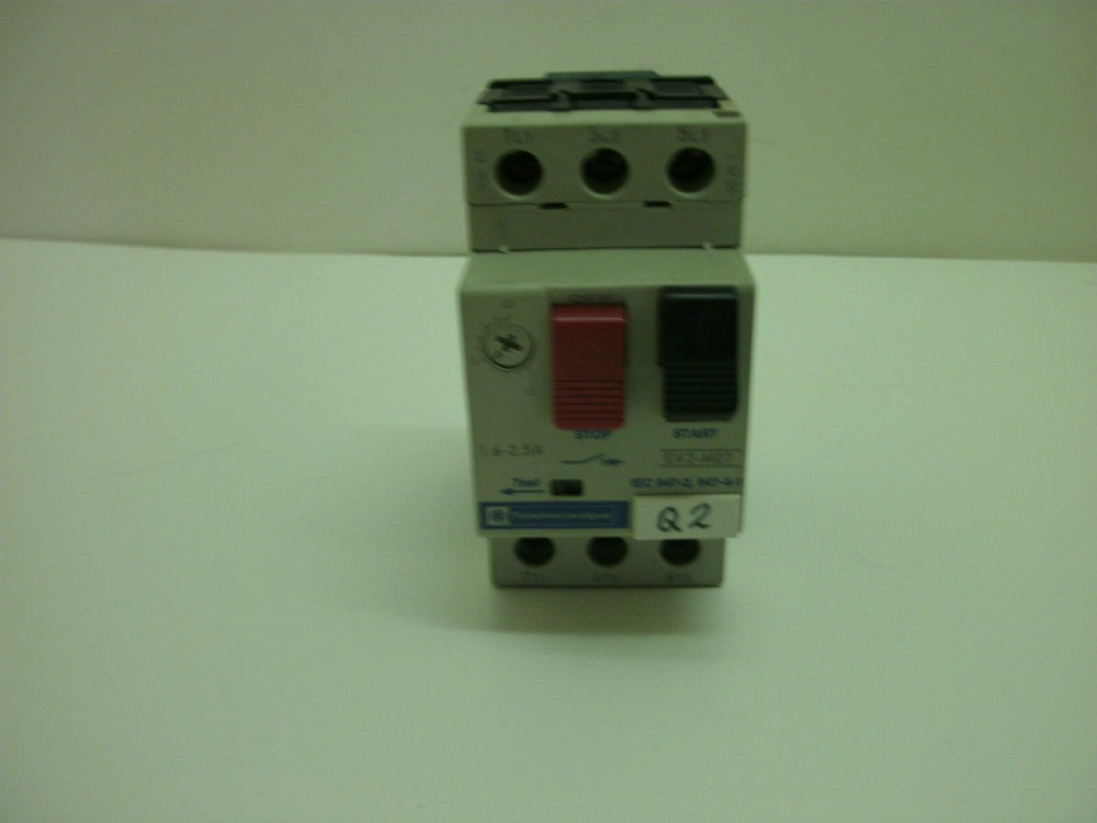 TELEMECANIQUE GV2-M07 MOTOR STARTER PROTECTOR 1.6-2.5 AMP 3 POLE 690 VAC 50/60HZ