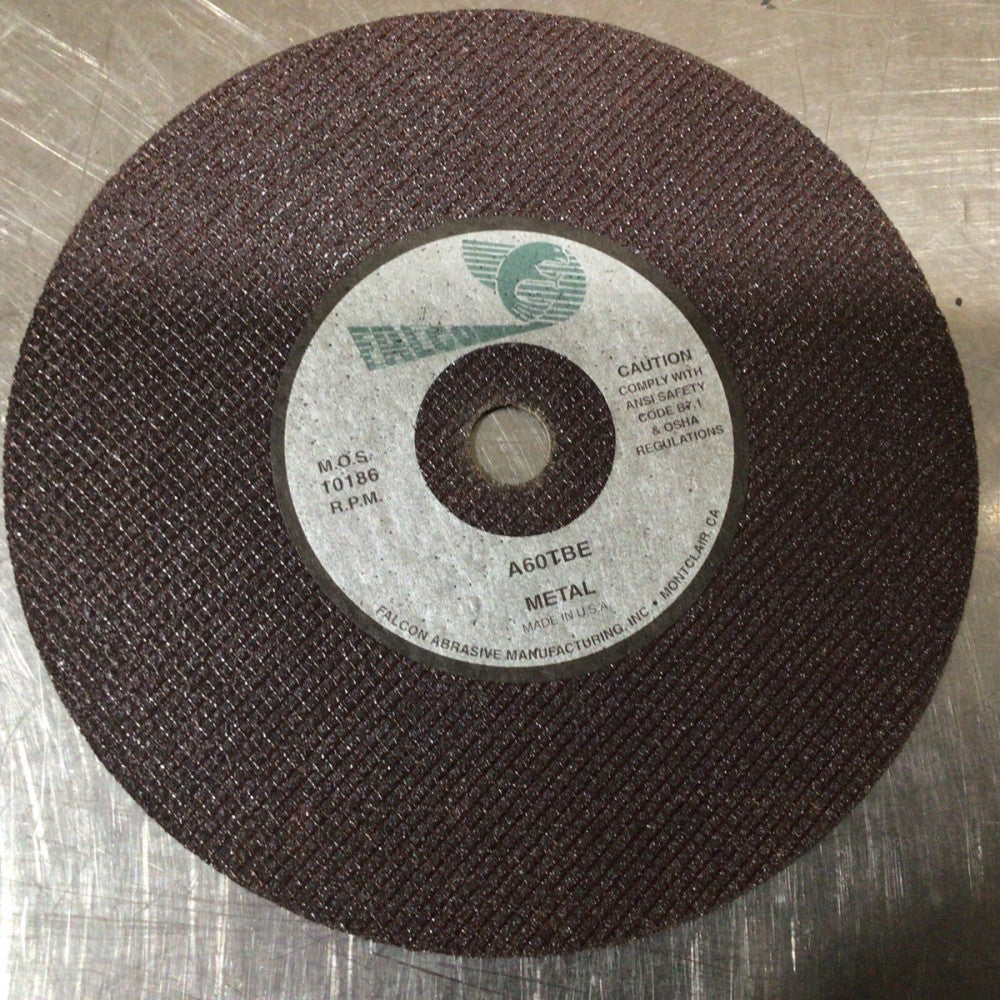 Box Of 50 Pieces Falcon Abrasive Cutting Wheel A60TBE T1 6x.035x1/2 Nos Surplus