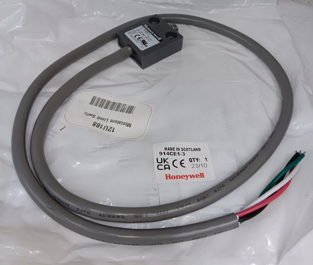 NEW HONEYWELL 914CE1-3 MINIATURE LIMIT SWITCH 12U188