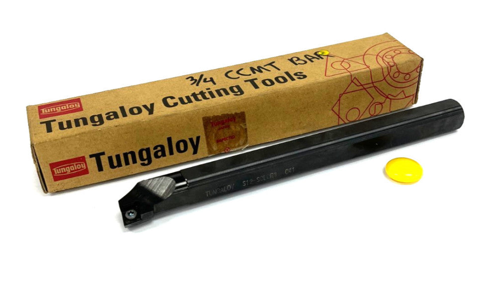 TUNGALOY S12-SCLCR3 INDEXABLE INTERNAL TURNING TOOL SHANK 3/4" OAL 8"